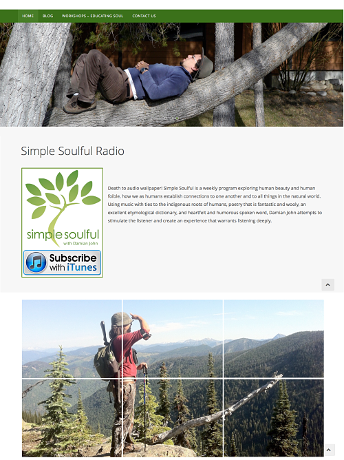Wordpress website redesign for Simple Soulful